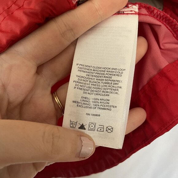 Columbia Womens XS Red Windbreaker Jacket With Miami University Logo - Picture 6 of 9